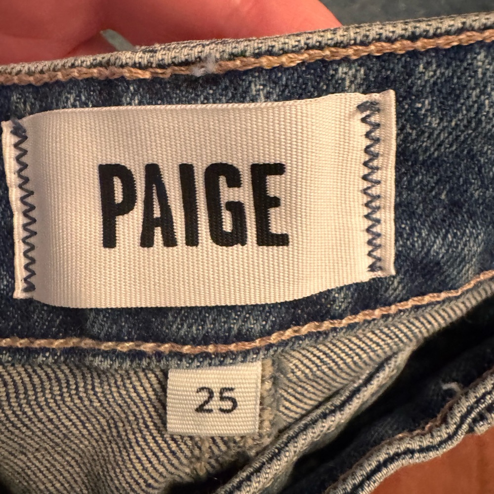 NWT PAIGE Anessa Ankle Wide Leg Jeans Size 25 - Picture 5 of 6